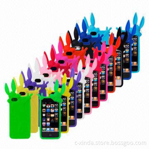 Silicone cases for iPhone 5, protect the mobile phone from dirt, scratch and bumps